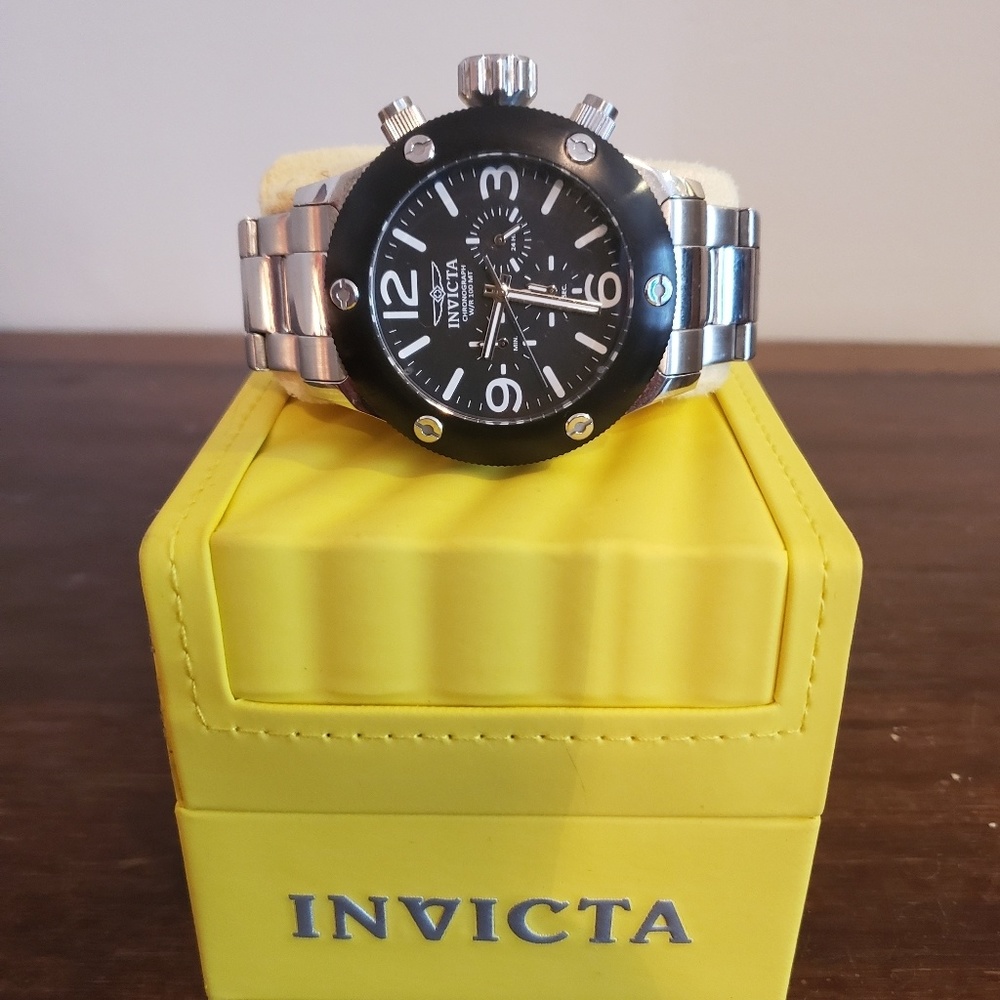 Mens Invicta Stainles Steel Pro Diver Diver Watch